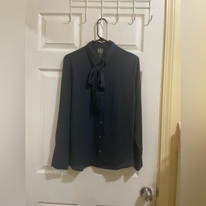 NWT Worthington Blouse With Ribbon